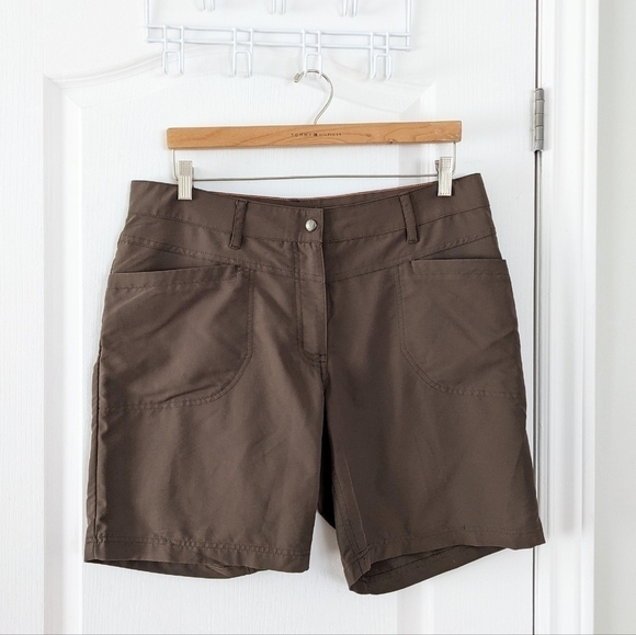 MEC hiking shorts earth tone brown size 12 @L - Picture 9 of 10